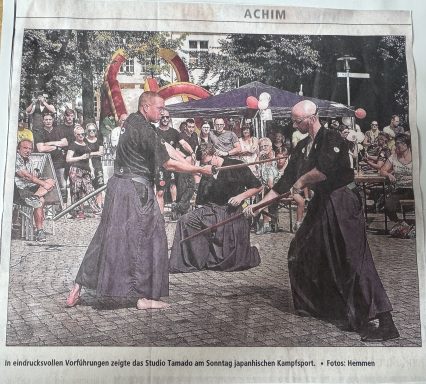 Achimer Stadtfest Sommer 2016 Vorführung mit dem Bo